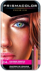 Vibrant 24 Count Colored Pencils Set – Perfect for Portrait Shading & Blending
