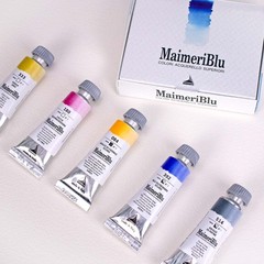 MaimeriBlu Watercolor Intro Set, 5 Tubes, 0.4 Fl Oz (Pack of 1), Multicolor