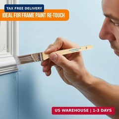 Vermeer Paint Brushes 6-Pack Angle Brushes in Assorted Sizes for All Latex and O