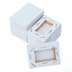 20Pc Mini Stretched Artists Blank Canvas Art Board Acrylic Oil Paint DIY 2″x2.8″