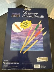 Pencil Star 36 Soft Grip Colored Pencils