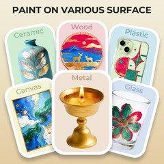 Luxury Glossy Metallic Gold Paint 33.8oz – Perfect for Multi-Surface Projects