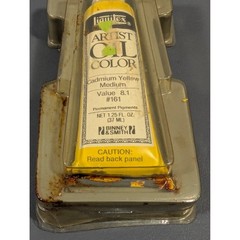 Liquitex Artist Oil Color Cadmium Yellow Medium 1.25oz Binney & Smith #161