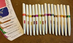 Brand New Lot Of 15 Nuvo Aqua Flow Brush Tip Watercolor Markers