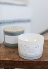 Sand + Fog Scented Candle – California Beach House – Additional 12 oz, Gray