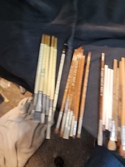 Vintage Hobby Lot of 41 Paint Brushes Gyros Red Sable Floquil Silver Fox Delta’s
