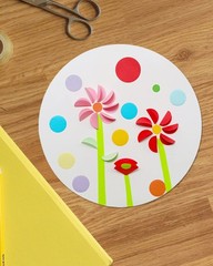 200 Sheets Assorted Colors 6 In Construction Paper Circles Craft Pack