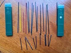25 FABER-CASTELL 9071 LEAD 2MM REFILLS 4 CLUTCH PENCILS GERMANY – GREAT JOB LOT!