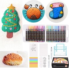 NICETY Magic Foam Texture Painting Kit 56 Pack 3D Art Set