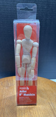 Wooden Mannequin Figure 8 Inch Male Human Body Artist Drawing Model Manikin