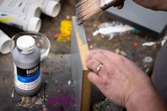 Clear Gesso Surface Prep Medium Acrylic Primer for Canvas Painting 4 oz