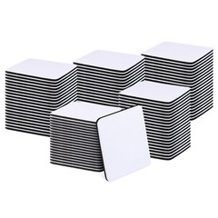100 Pcs Sublimation Blank Cup Coasters Bulk, 4 x 4 Inches Square Blank Cup Ma…
