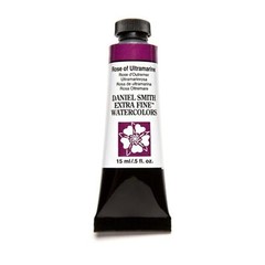 Daniel Smith Watercolor Rose of Ultramarine 0.5oz Vibrant Purple Paint