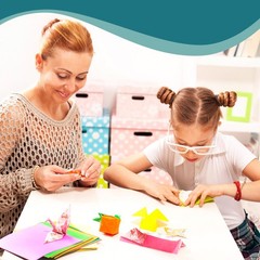 AIMI 100 A4 Assorted Paper for Art, Crafts, Copy & School Supplies Bulk