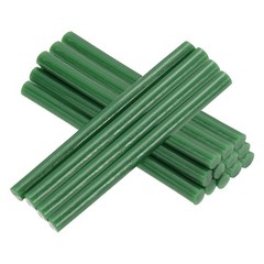 4×0.27 Inch Hot Glue Sticks, 16 Pcs Hot Glue Gun Sticks, Dark Green