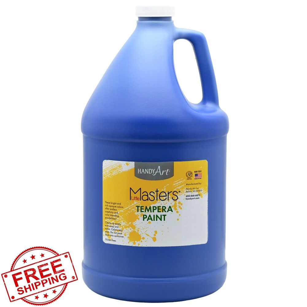 Handy Art Tempera Paint Blue Gallon
