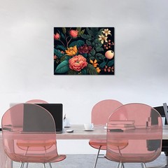 Colorful Flowers Paint Kit Beautiful Botanical Garden Blooms Full Drill Art