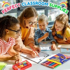 672 Pieces (14 Boxes) Colored Pencils for Adult Coloring Books – Durable 48 C…