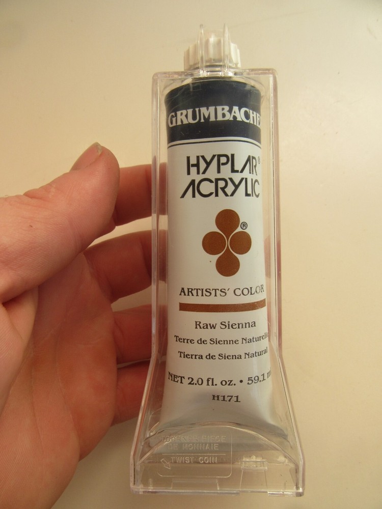 Grumbacher Hyplar Acrylic Polymer Raw Sienna, H171, 2 fl oz. (NEW)