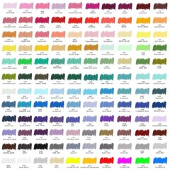 Vibrant Oil Pastels in Wooden Box – 120 Colors