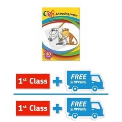 A4 Tracing Paper 40 Sheets – Pad Drafting Home School Office Quality Art Crafts