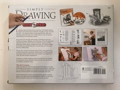 Simply Drawing Book & DVD New Old Stock In Box Artist Guide Landscape, Animals