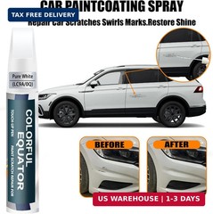 Touch Up Paint for VW Tiguan Atlas Pure White LC9A 0Q 2024 2025 Exact Match Kits