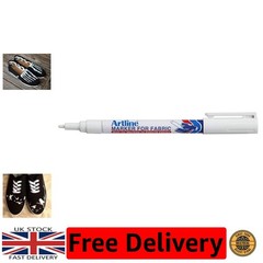 White Chisel Tip Fabric Marker – Perfect for Personalizing Clothes & Uniforms