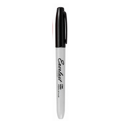 Everlast Permanent Marker Black 10 Pack Fine Point Office School Writing Marker