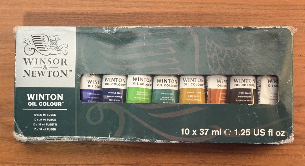 WINSOR & NEWTON OIL COLOUR 10 X 37 ML 1.25 US FL OZ