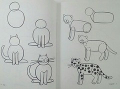 Animal Drawing Books basic primary how-to Lot of 2 Dover Usborne 1997 40+ animal