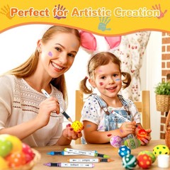Infiart Acrylic Paint Markers Brush Tip 240 Colors Acrylic Paint Pens Automatic