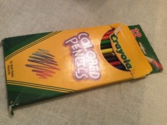 Crayola Binney & Smith 12 nontoxic colored pencils 2002 from reforested wood