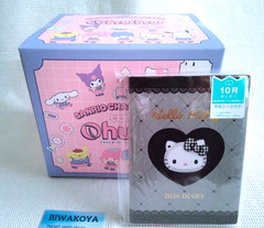 Sanrio Ohuhu 80 Marker Pen 2nd Edition Fine/Brush Tip & Hello Kitty Diary SET