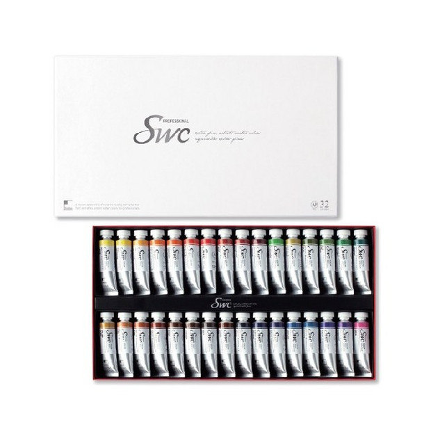 Shinhan SWC Premium Professional Watercolor 15ml 32 Color Set