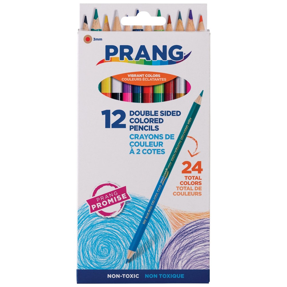 Duo-Colored Pencils 24 Assorted Colors 12 Count