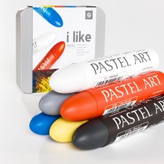 6 Pack Jumbo Oil Pastels Set (14 x 84 mm), Soft Oil Pastels with Vibrant Colo…