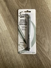 Inc. Journaling Metallic Brush Marker Pens, 1-ct. Silver ink.