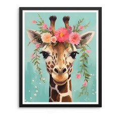 Giraffe Paint by Numbers Kit for Adults – Animal Paint by Number on Canvas Witho