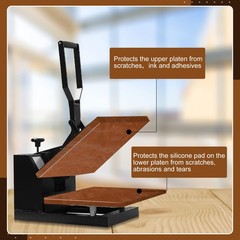 2 Pcs Wrap Cover for Heat Press Platen, 16 x 24 Inch Heat Resistant Reusable …