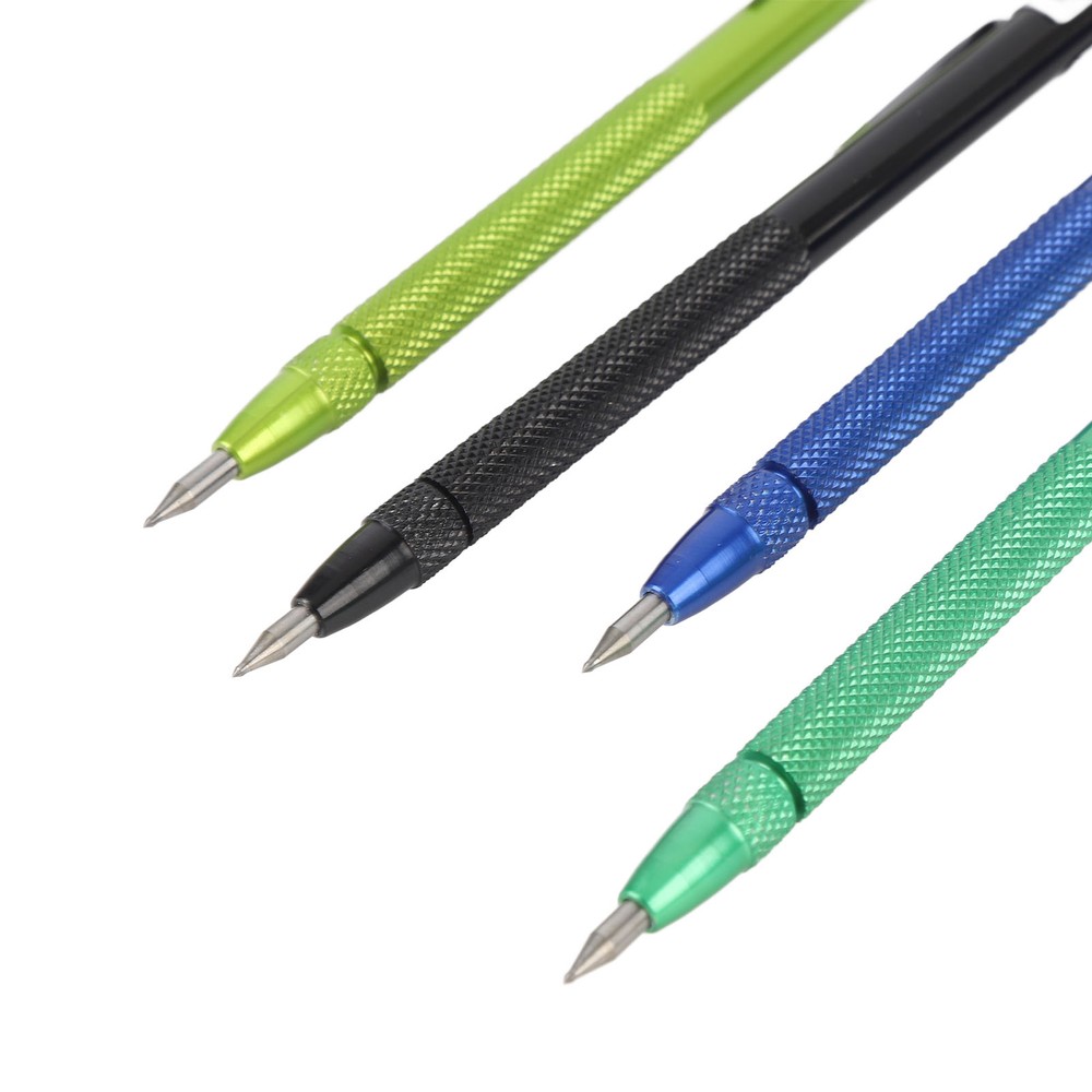 4PCS Magnetic Scribing Pens With Ruler Tungsten Carbide Scriber Marking For Tile
