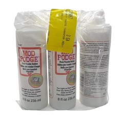 Mod Podge Photo Transfer Medium 8oz CS15067 Light or Dark Fabric 3 Pack New