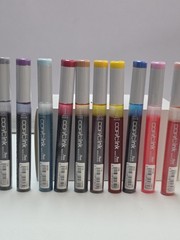 Copic Ink .too Refills, 12ml Pack of 15 Refill Pens NEW. 2 Used. See Pictures.
