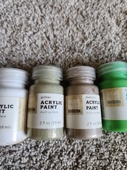 8 Hand Made Modern 2 FL OZ Paints Multiple Color Plus Extras