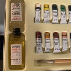 Vintage Grumbacher Gainsborough Artists Oil Color Set #309 Original Box Complete