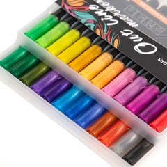 12/24 Colors Glitter Markers for Kid Adult DIY Graffiti Painting