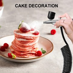 Portable Air Compressor Kit Gun Spray Airbrush Nail Art Paint Tattoo Tool Set