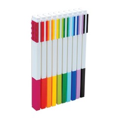 LEGO Marker 10 Pack (53101), Markers For Teachers, Coloring Book Supplies, Ba…