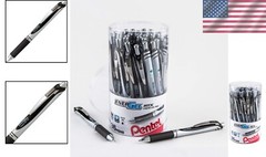 Smooth Retractable Gel Pens 36 Pack – Ideal for Left-Handed Writers, Black Ink