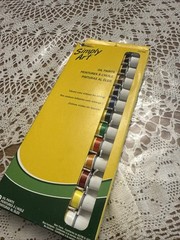 Loew Cornell 608-12 Assorted Colors Oil Paint Set 12 Count .4fl.oz Tubes READ